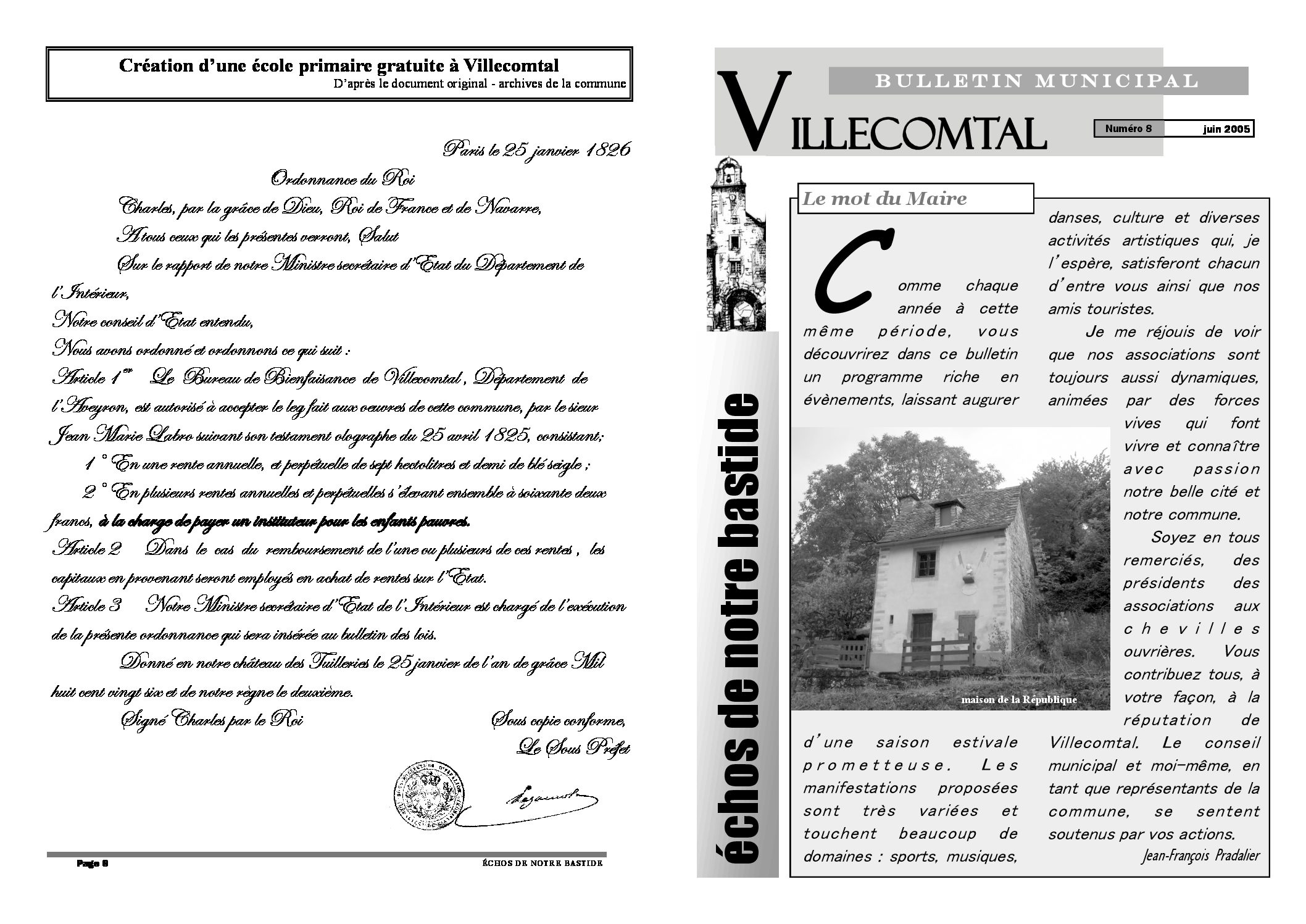 Bulletin municipal n°08