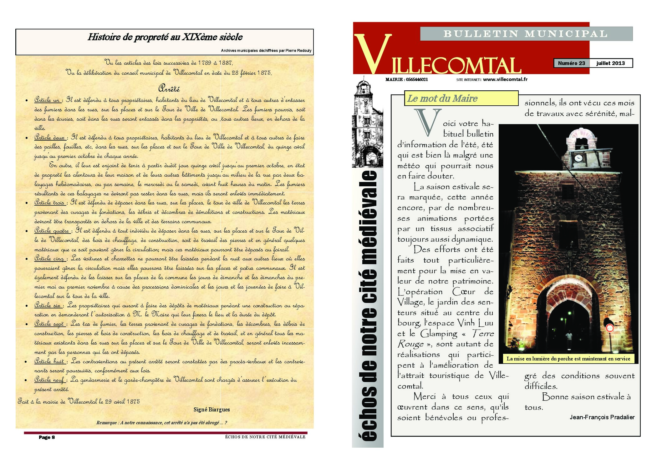 Bulletin municipal n°23