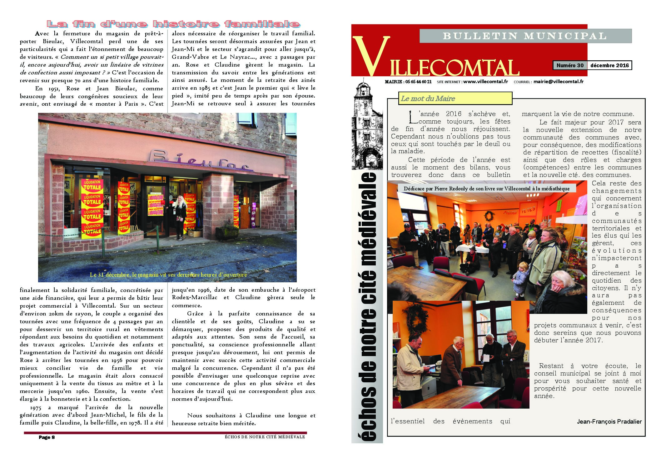 Bulletin municipal n°30