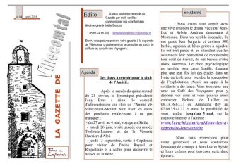 thumbnail of La Gazette N°4