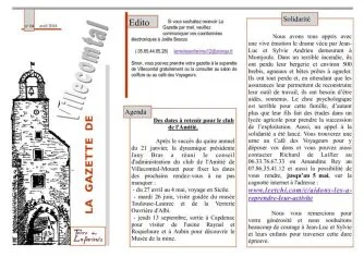 thumbnail of La Gazette N°4
