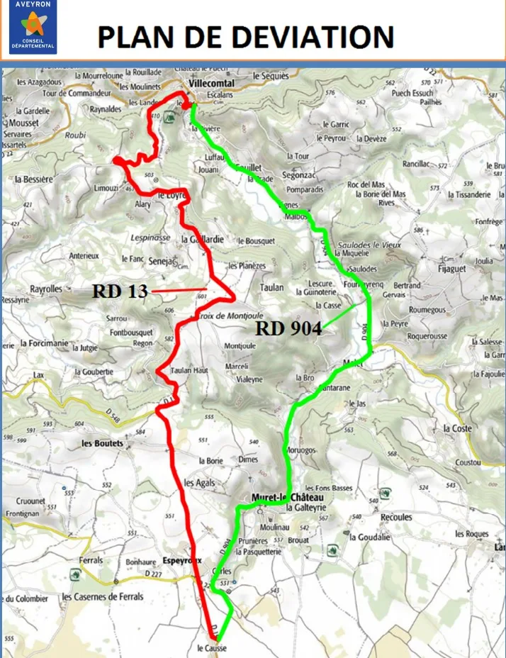 Travaux de réfection RD13 du 13 Mai au 24 Mai 2019.