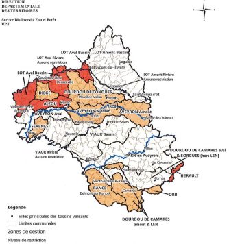 Arrêté préfectoral n° 12-2019-07-11-001 du 11 juillet 2019 portant limitation des prélèvements et usages de l'eau pour faire face à une période de pénurie.