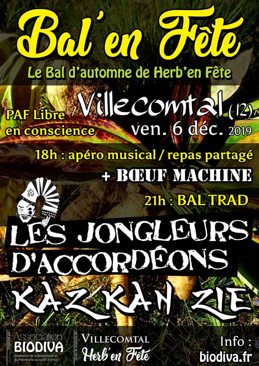 Bal’en Fête – vendredi 6 décembre à Villecomtal