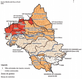 Arrêté préfectoral sur l’usage de l’eau au 12/10/2019