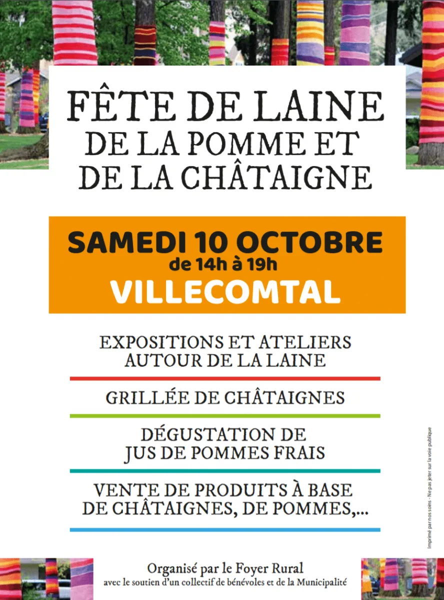 Fête de la laine à Villecomtal