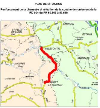 Arrêté de circulation temporaire - RD 904