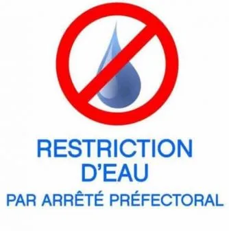Restrictions des usages d'eau