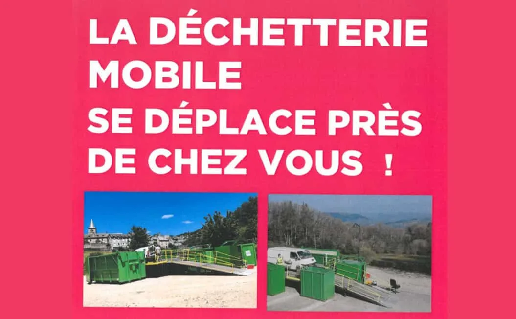 la dechetterie mobile se deplace pres de chez vous
