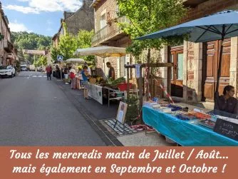 Marché des producteurs à Villecomtal