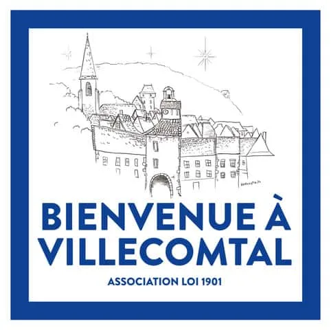 logo bienvenue a villecomtal