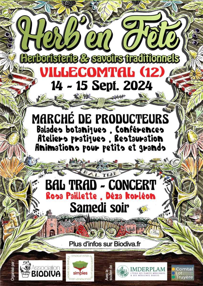 Marché de producteurs, balades botaniques, conférences, ateliers, restauration, animations pour petits et grands.