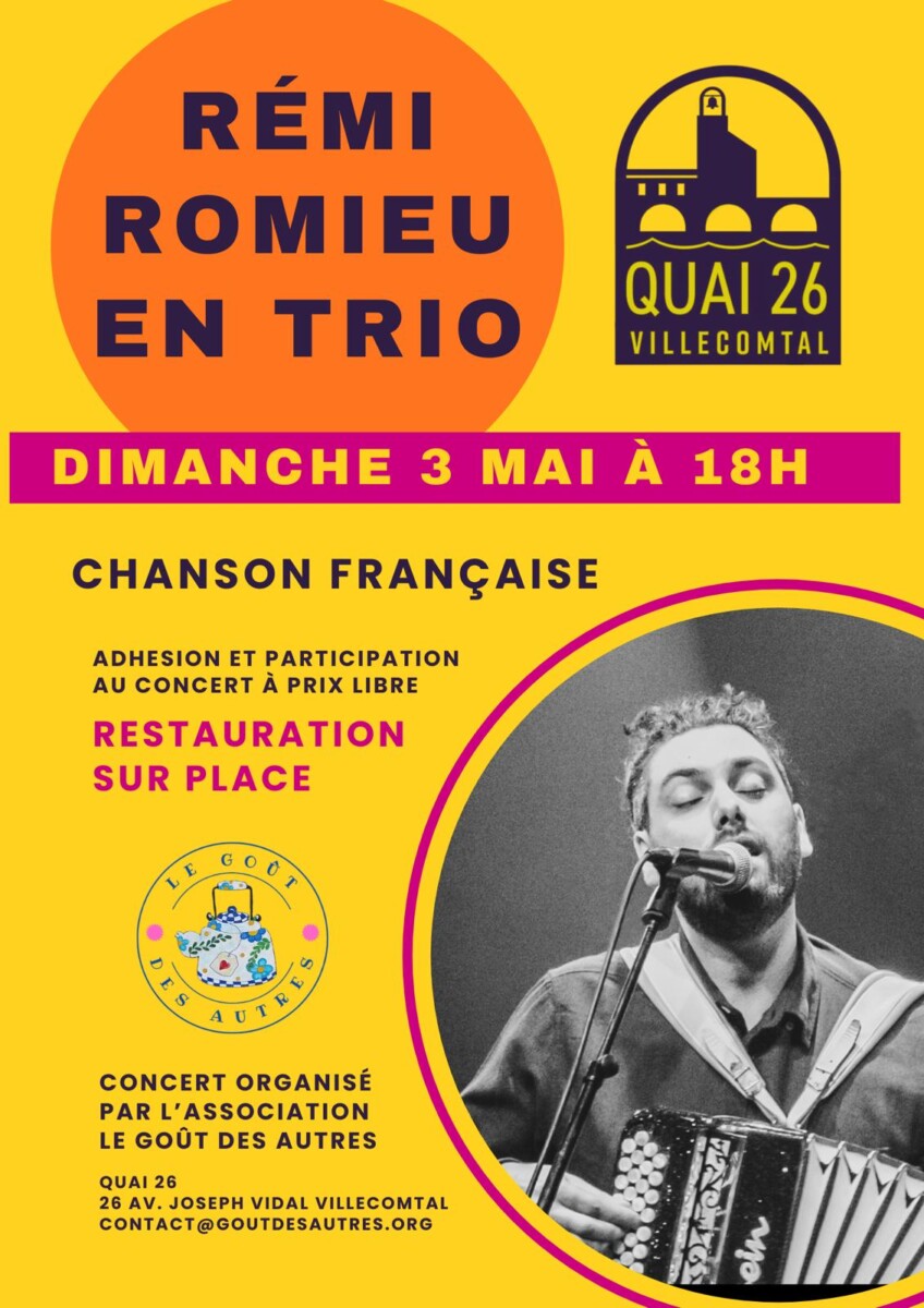 Rémi Romieu en trio
