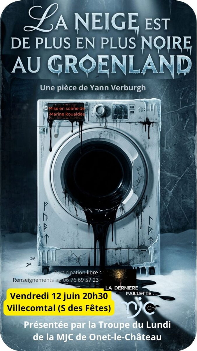La neige est de plus en plus noire au Groenland
